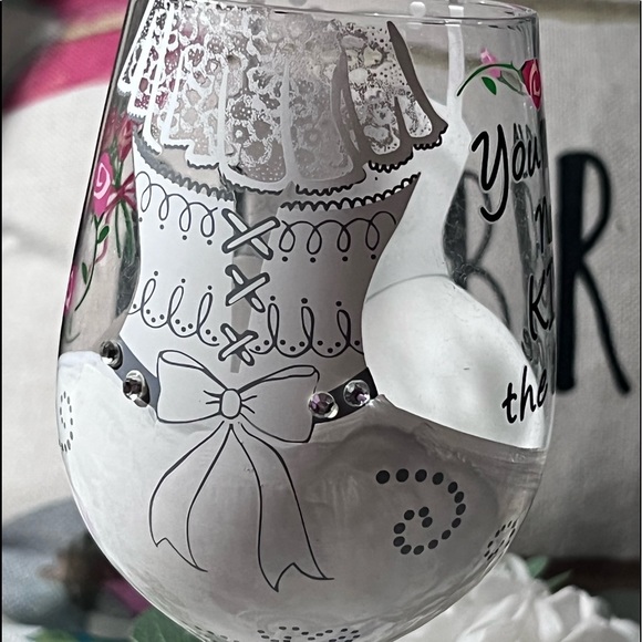 Wedding Wine Glass - Picture 3 of 10